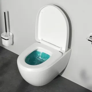 Унитаз подвесной AM.PM Awe C111738SC с сиденьем микролифт белый